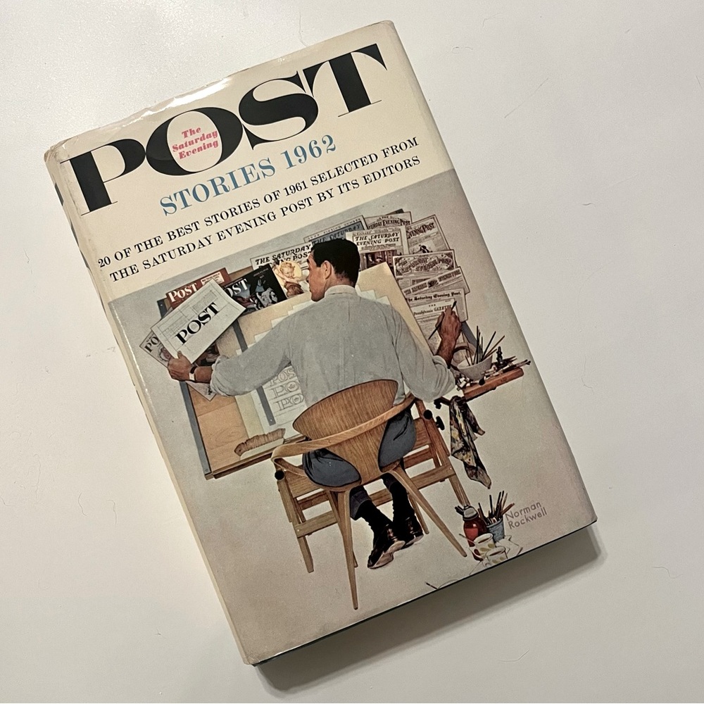 The Saturday Evening Post Stories 1962 Hard Back Book 1st Edition Best of 1961